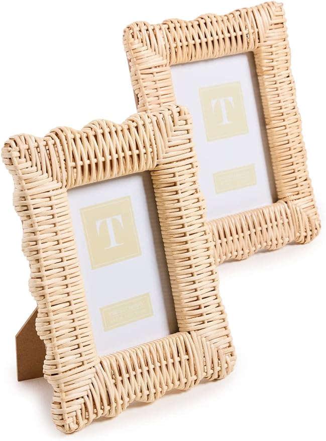 Rattan Photo Frame Set