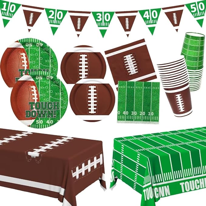 Football Party Supplies Kit