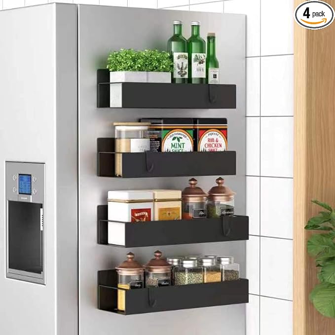 Magnetic Spice Storage Rack Organizer