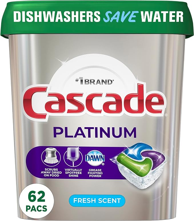 Cascade Platinum Dishwasher Pods