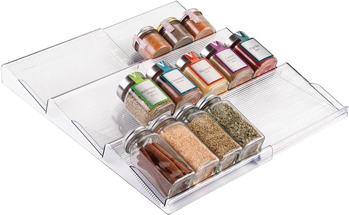 Expandable Plastic Deluxe Spice Rack